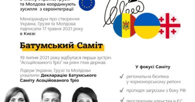 У Батумі відбувся саміт «Асоційованого тріо» на рівні глав держав України, Грузії та Молдови